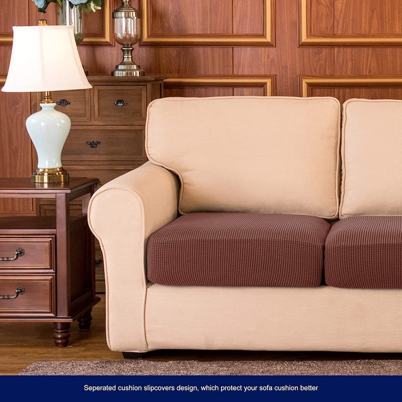 Subrtex Stretch Separate Sofa Cushion Slipcovers (1/2/3 PCS)