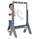preview thumbnail 17 of 21, Peek A Boo Adjustable Height Art Easel Earl Grey