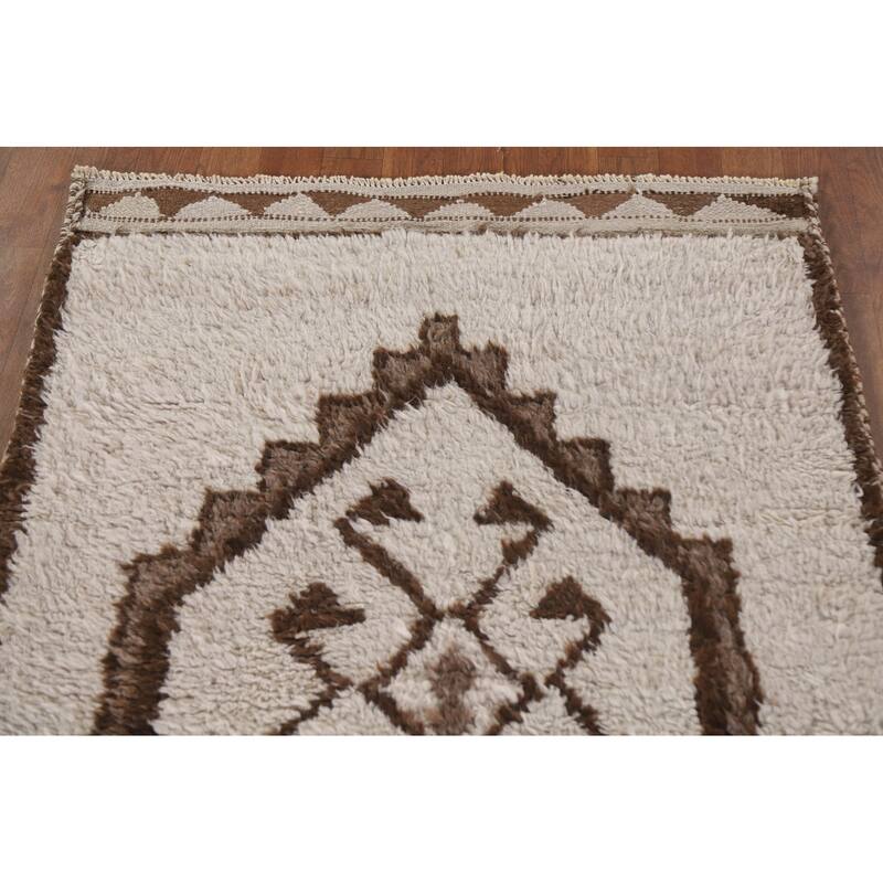Anatolian Turkish Runner Rug Handmade Tribal Wool Carpet - 3'2"x 10'10"