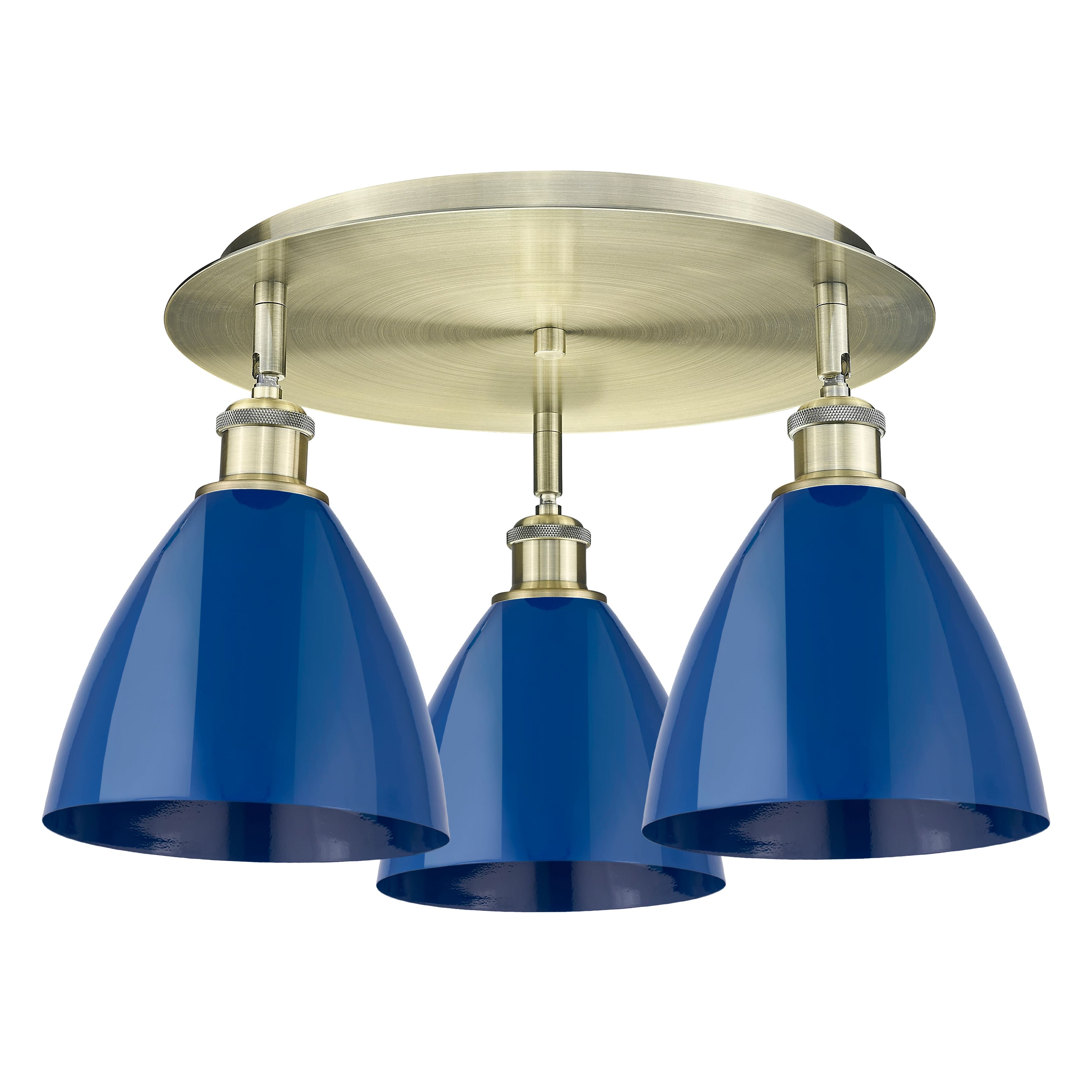 Option Blue / Antique Brass