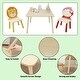 preview thumbnail 8 of 25, Wooden Activity Play Table Set Lion&Monkey