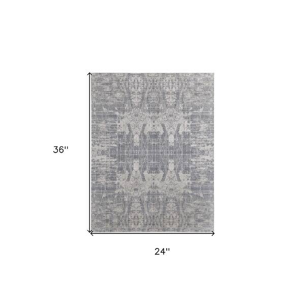 Rectangle Rug With Pattern Casual Style Rectangle Rug with Abstract Pattern - 36' X '24' X '0.39 ...