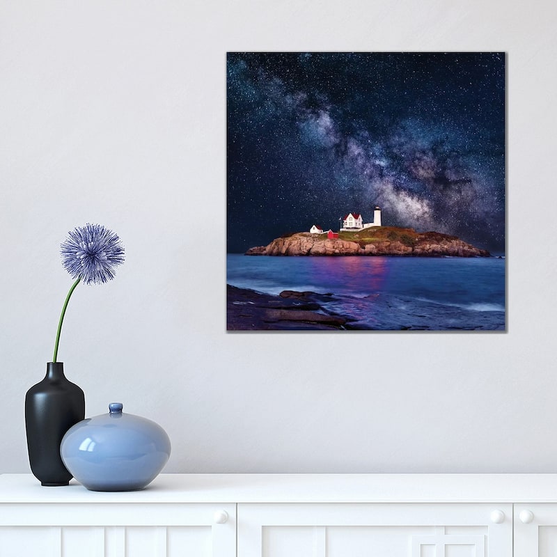 iCanvas "Cape Neddick, Nubble Lighthouse " by Susanne Kremer Canvas Print - 18x18x1.5