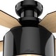 preview thumbnail 8 of 19, Hunter 52" Cranbrook Ceiling Fan with LED Light Kit and Remote - Mid-Century Modern, Low-Profile