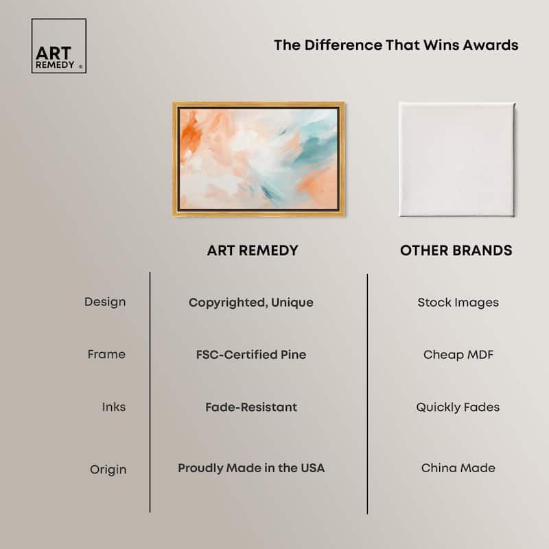Sunrise Palette II Canvas by Art Remedy