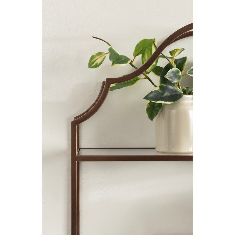 Kate and Laurel Leanna Tiered Wall Shelf
