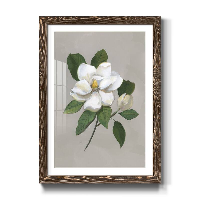 Botanical Magnolia-Premium Framed Print - Ready to Hang