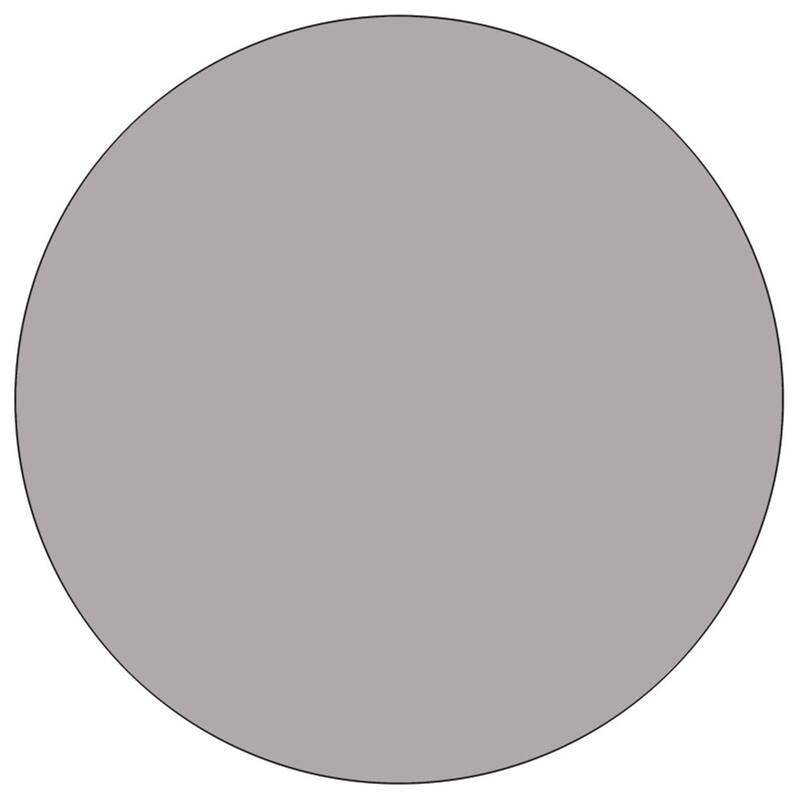 48'' Round Thermal Laminate Activity Table - Adjustable Legs - 48"D x 48"W x 21.125" - 30.125"H