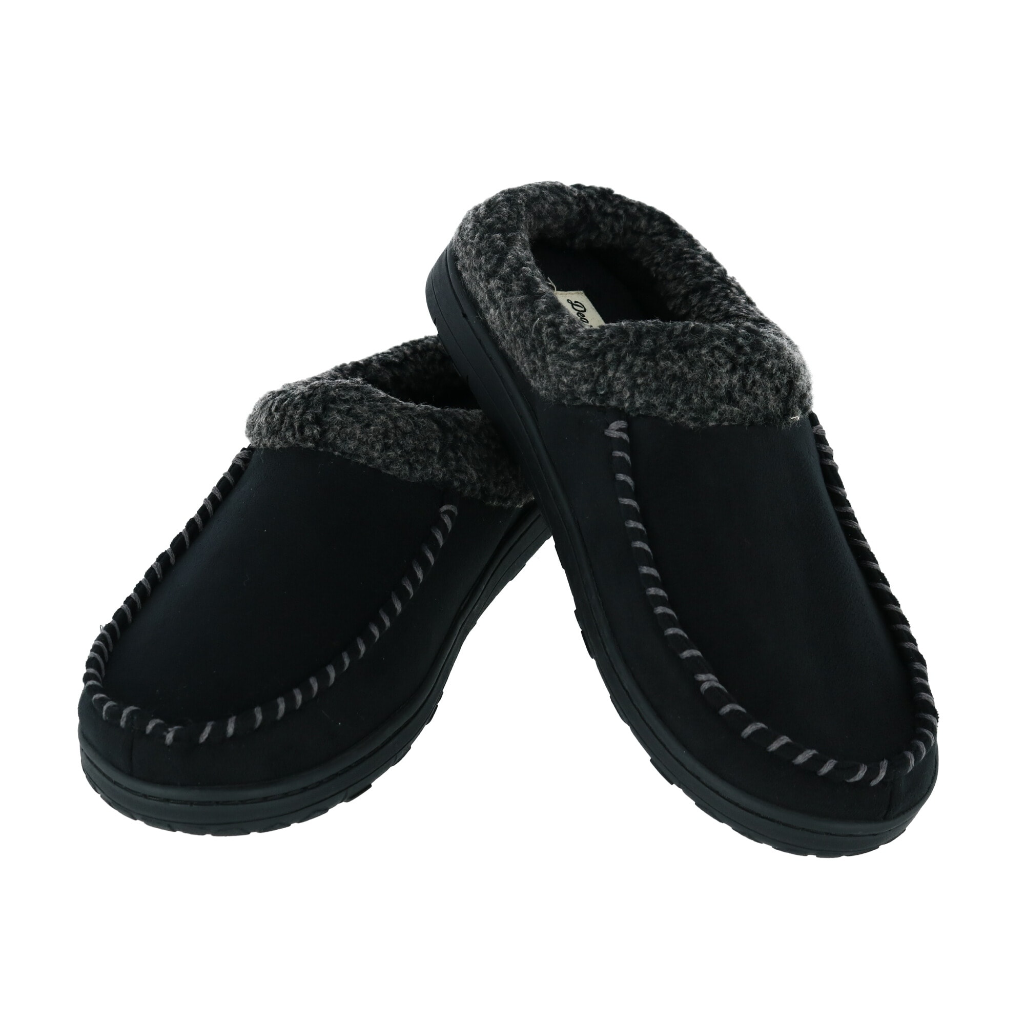 dearfoam mens slippers wide width