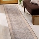 preview thumbnail 50 of 76, Vintage Washable Rug – Low Pile with Subtle Pattern, Perfect for Neutral Spaces in Living Room, Entryway, or Bedroom 2'6" x 6' - Blue