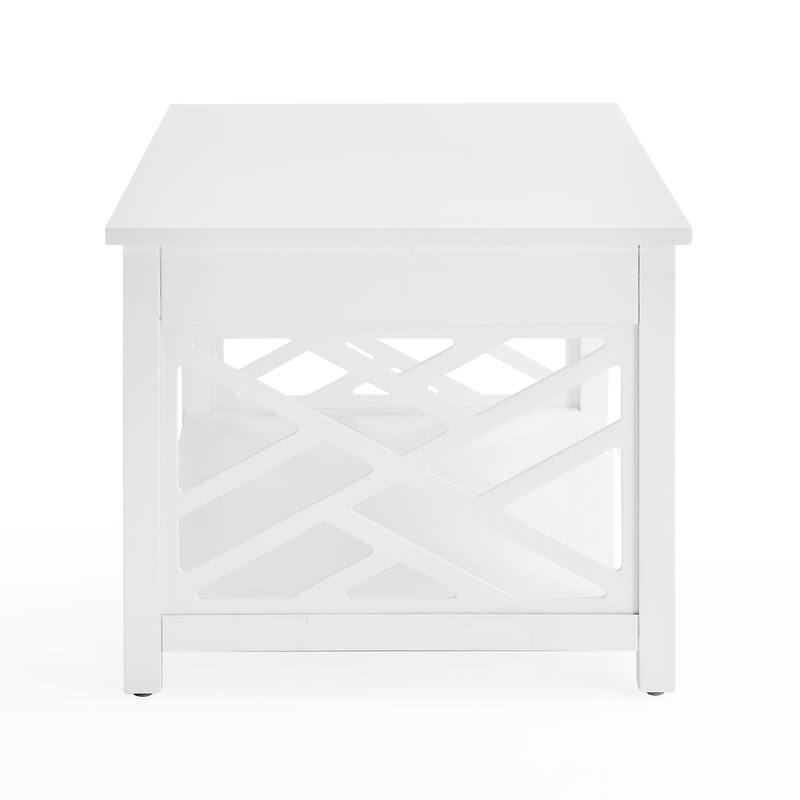 Porch & Den Altadena Coffee Table and Two End Tables with Drawer