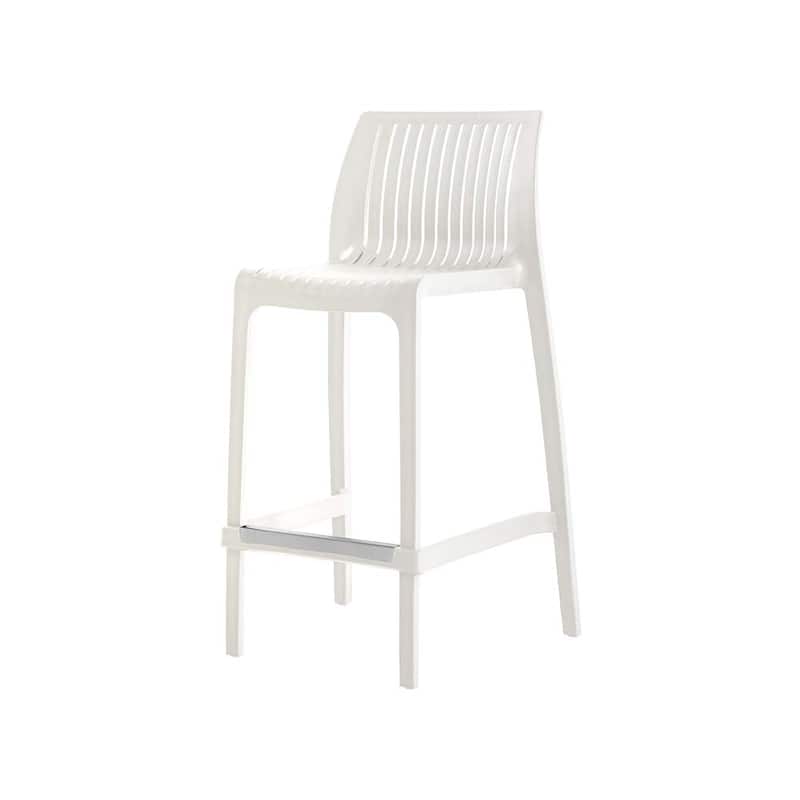Milos Resin Stackable Counter Stools, Set of 2