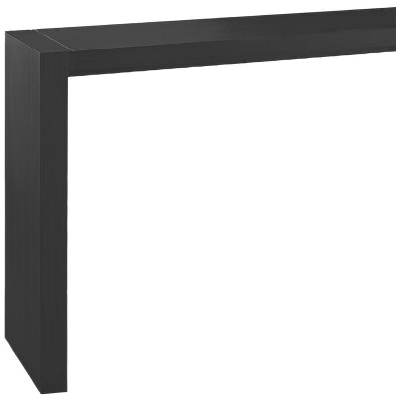 HomeRoots 60" Espresso Wood Rectangular Bar Height Bar Table - 60 in. x 40 in. x 18 in.