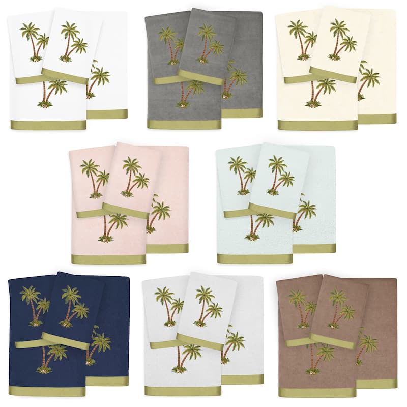Authentic Hotel and Spa Turkish Cotton Palmera 4 PC Towel Set