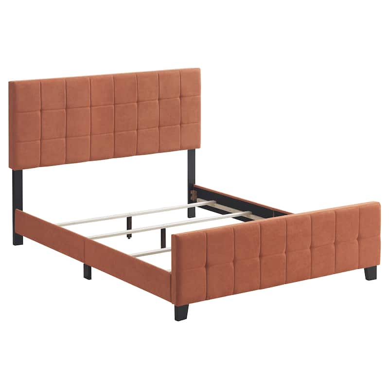 Fairfield Contemporary Fabric Upholstered Panel Bed