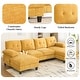 preview thumbnail 14 of 23, 103.5" Modern Chenille U-shaped Sectional Sofa with Dual Chaise Lounges and Armrest Pillows
