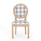 preview thumbnail 35 of 90, Phinnaeus French Country Fabric Dining Chairs (Set of 2) by Christopher Knight Home