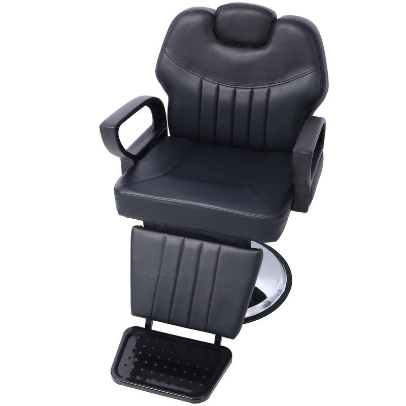 Artist hand Hair Barber Chair,Heavy Duty Hydraulic Spa Furniture Shampoo Reclining Extra Wider Seat Beauty Hair Salon Equipment