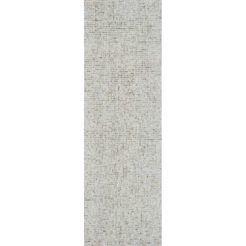 Alora Decor Storm Beige and Grey Hand-tufted Geometric Wool Rug