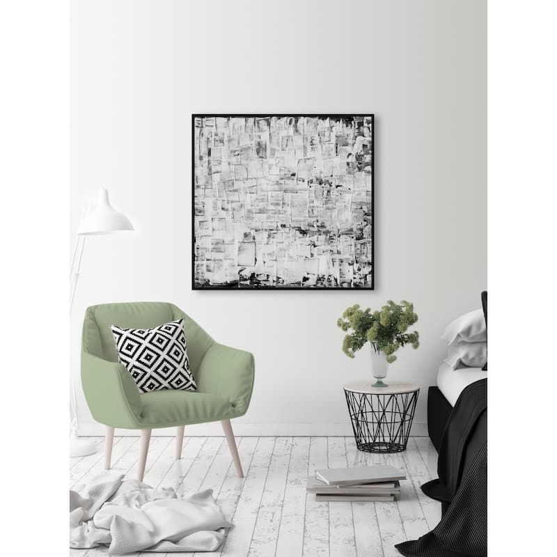 Pile Up Floater Framed Print on Canvas