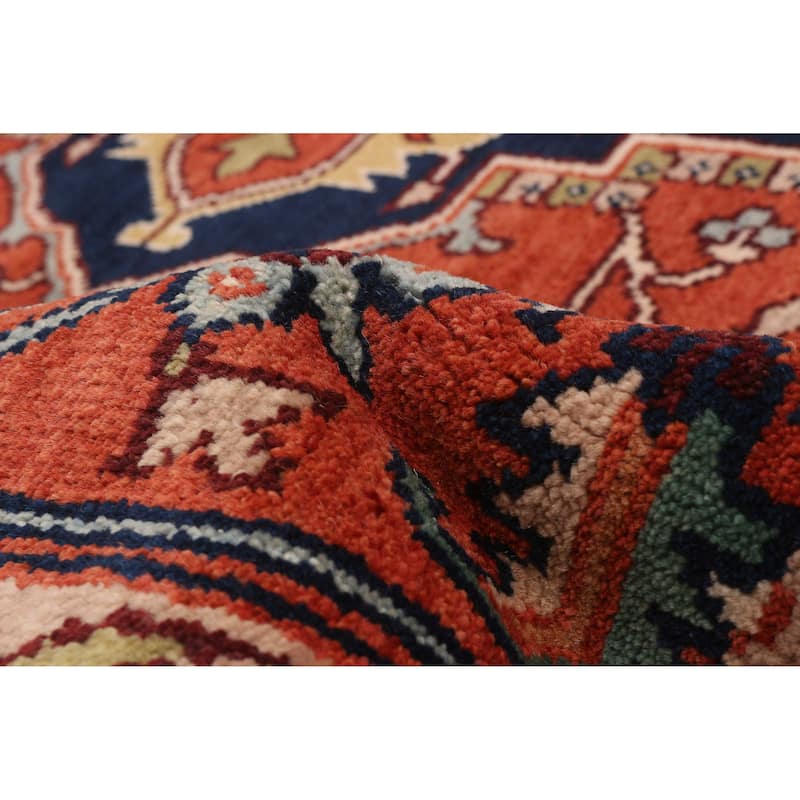 ECARPETGALLERY Hand-knotted Serapi Heritage Dark Copper Wool Rug - 10'0 x 13'10
