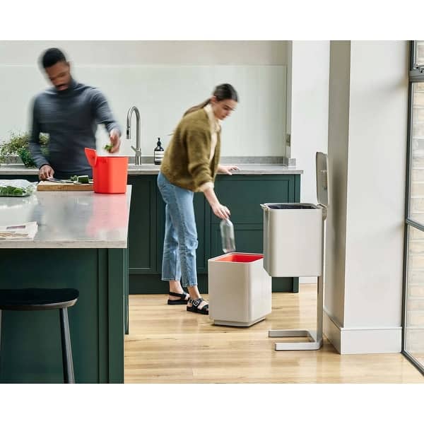 Joseph Joseph Totem Max 60L Dual Trash Can and Recycle Bin Bed Bath