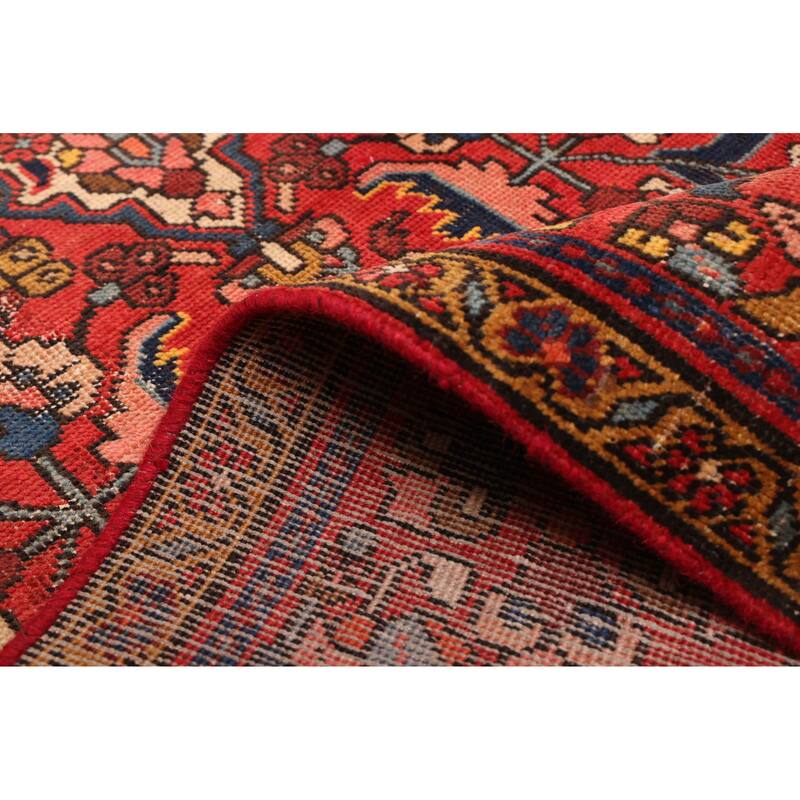 ECARPETGALLERY Hand-knotted Anatolian Vintage Red Wool Rug - 3'0 x 10'10