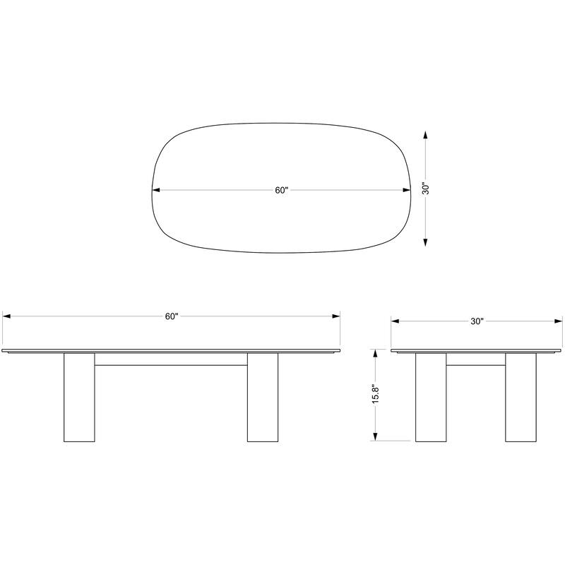 Marbelle - Elliott Coffee Table - Toronto Sand Marble Finish