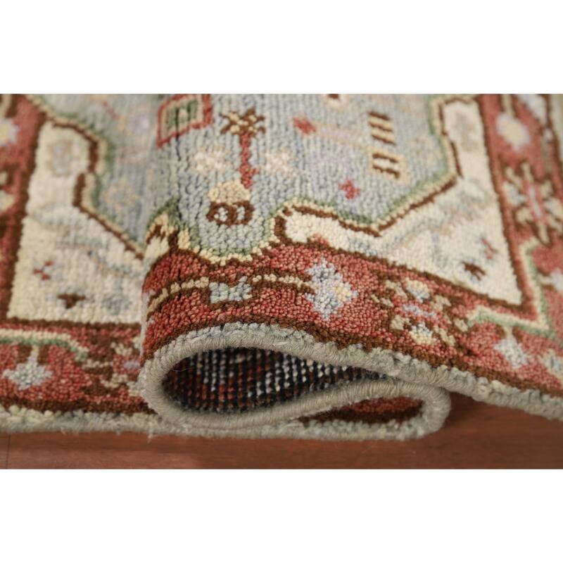 Traditional Blue Kazak Accent Rug Handmade Wool Carpet - 2'0" x 3'0"