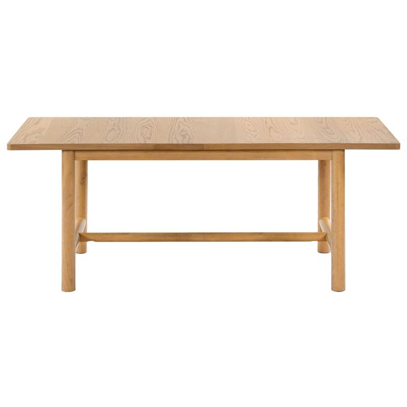 SAFAVIEH Couture Jaylessa Wood Extendable Dining Table - 94"W x 40"D x 30"H - Natural