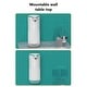 preview thumbnail 5 of 3, Wall Mount Bathroom Foaming Soap Dispenser, USB Rechargeable, Touchless Hand Soap Dispenser For Kitchen Dish Soap