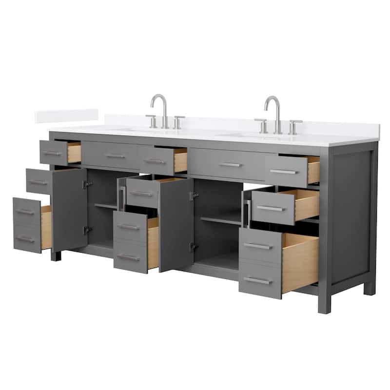 Wyndham Collection WCG2424-84D-QTZ-US3MXX Beckett 84" Free Standing
