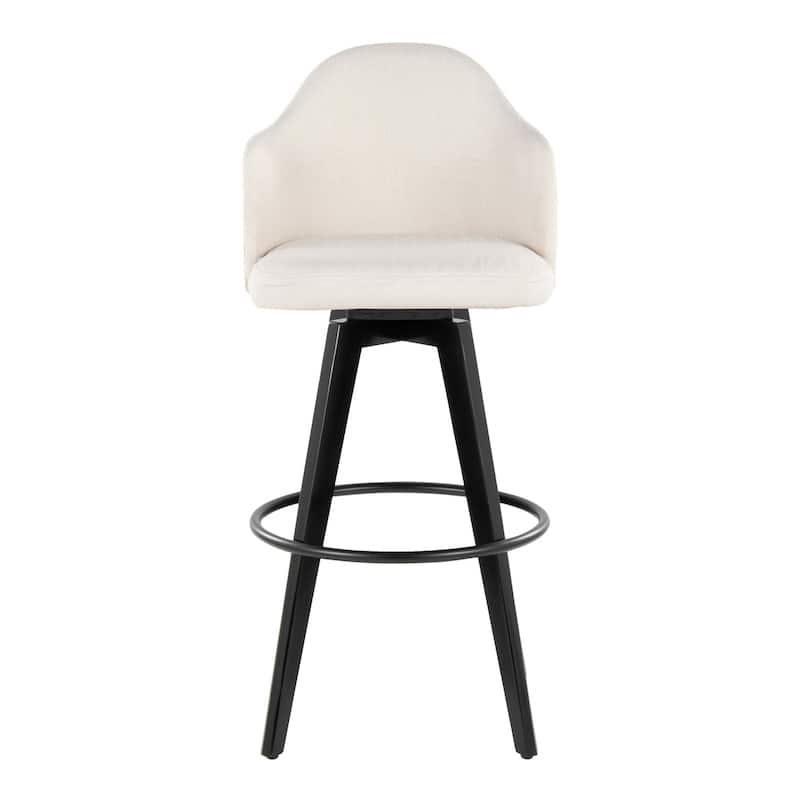 Ahoy Upholstered 30" Fixed-Height Barstool - Set of 2