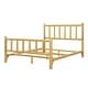 preview thumbnail 8 of 7, Queen Size Rustic Farmhouse Log Bed Frame, Solid Pine Cylinder Construction, Fits Mattresses and Box Springs, Natural