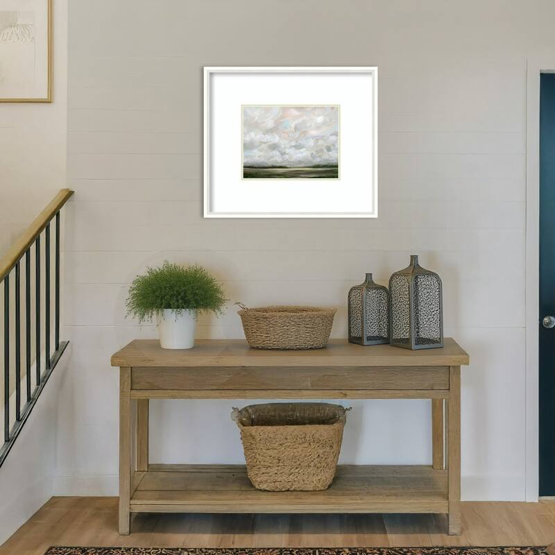 Muted Prairie by Nicole Walsh Wood Framed Wall Art Print