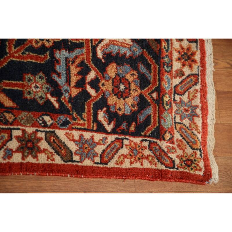 Pre-1900 Antique Sultanabad Ziegler Persian Rug Handmade Wool Carpet - 11'6" x 16'8"