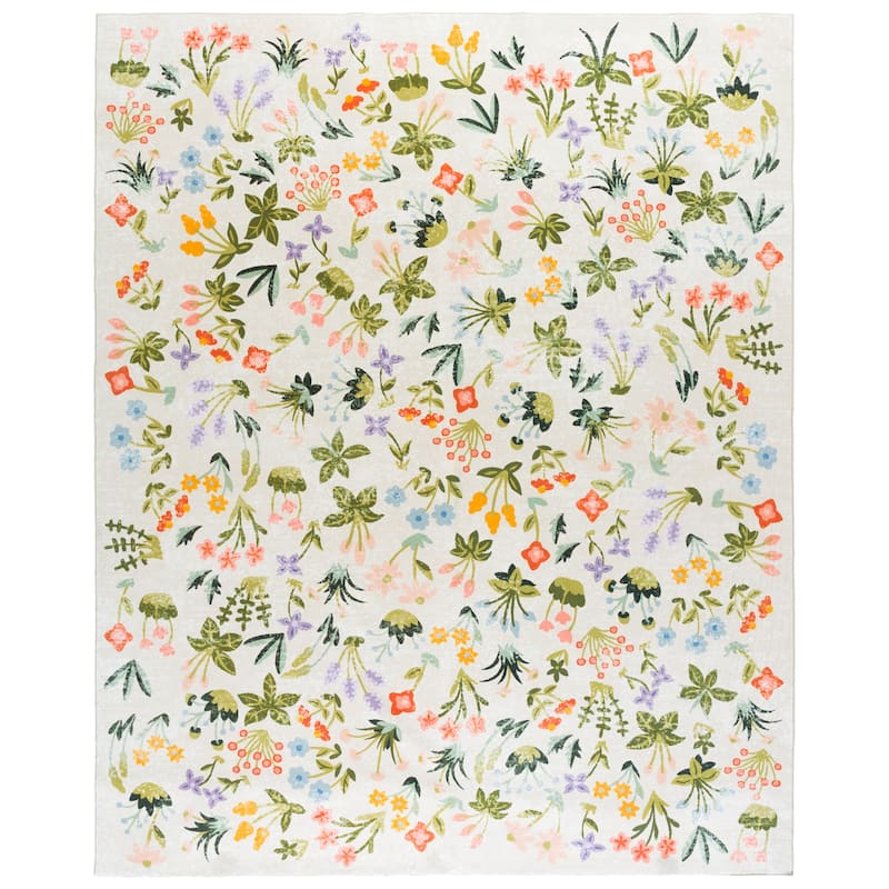 Martha Stewart Sonnhilde Machine Washable & Slip Resistant Rug - 8' x 10' - Beige/Red
