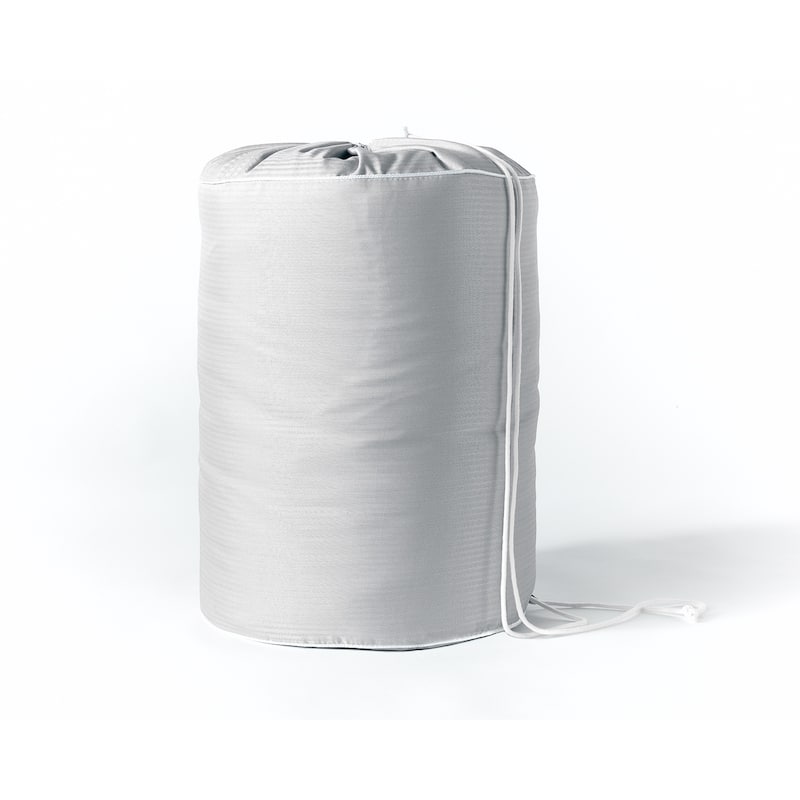 Herringbone Storm Gray All-In-One Duvet Comforter
