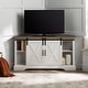 preview thumbnail 25 of 31, Middlebrook 52-inch Sliding Barn Door Corner TV Stand