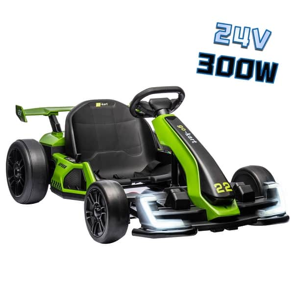 slide 2 of 42, 24V Go Karts for Kids 6-12 Green