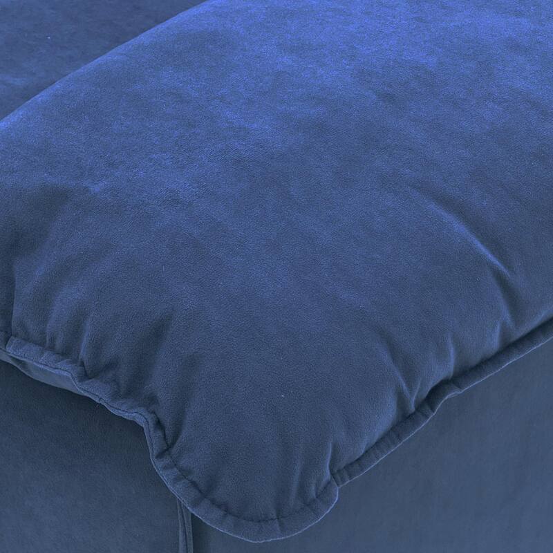 79" Loveseat Sofa Couch with Under-Seat Storage, Elegant 2-Seater Settee with Pillow Top Armrests for Living Room