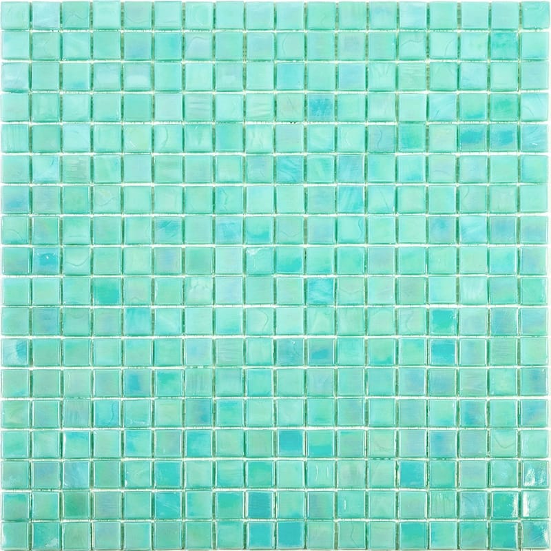 Apollo tile 12" x 12" Skosh Glossy Winter Green Glass Tile (18.69 sq ft/case) - 20 Pack