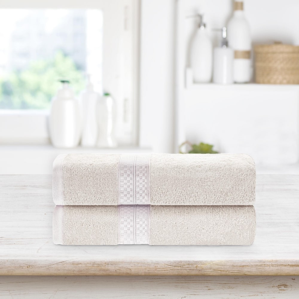 Superior Soft Rayon from Bamboo and Cotton Bath Towel - (Set of 2)