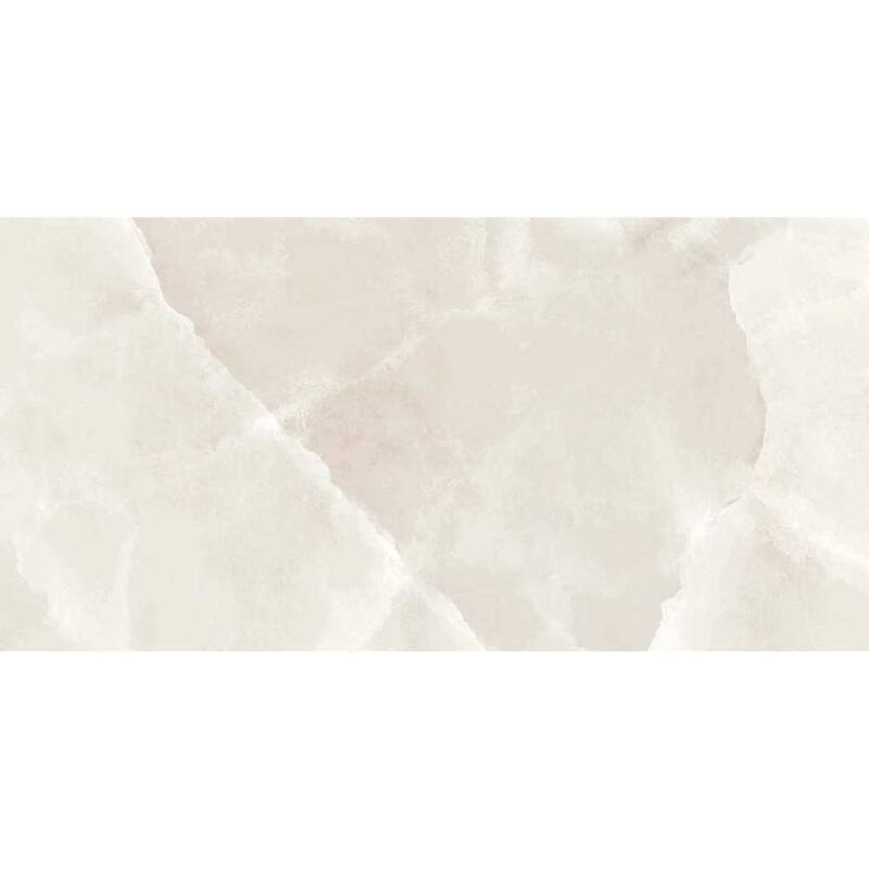 The Tile Life Geo Lust 12x24 White Porcelain Floor & Wall Tile