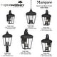 preview thumbnail 8 of 6, The Great Outdoors 72487 Marquee 4 Light 29" Tall Outdoor Wall Sconce