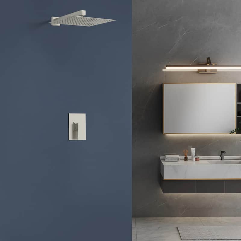 Topcraft 10-inch Wall Mount Square Shower System with Rough-in Valve - 10*10