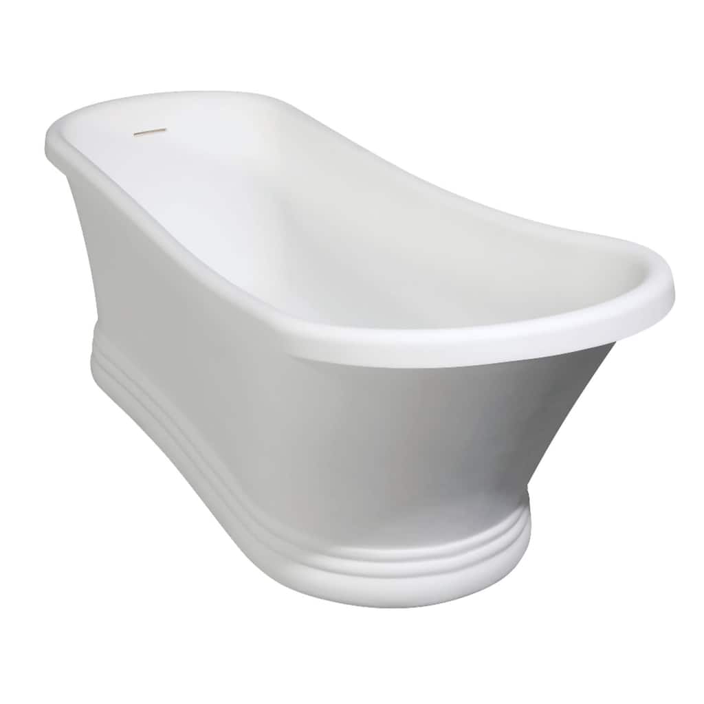 Kingston Brass VRTSS673026 Arcticstone 68" Pedestal Solid Surface