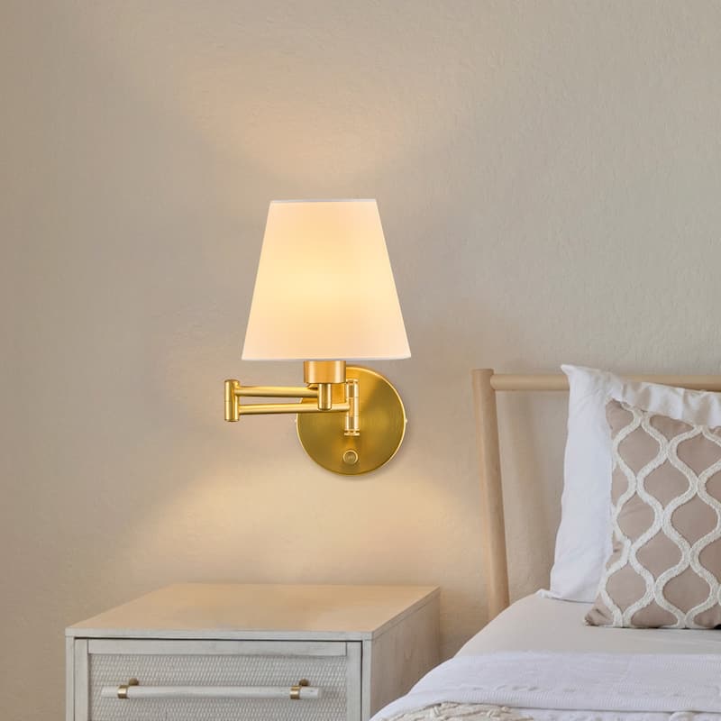 CO-Z Plug-in Swing Arm Wall Mount Sconce