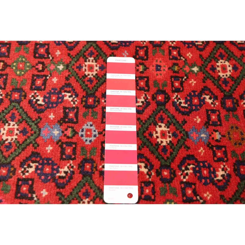 ECARPETGALLERY Hand-knotted Andelz Red Wool Rug - 2'11 x 10'0