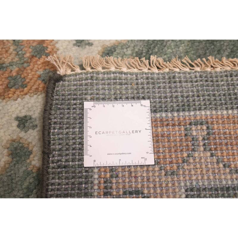 ECARPETGALLERY Hand-knotted Jules Serapi Dark Green Wool Rug - 7'11 x 9'9